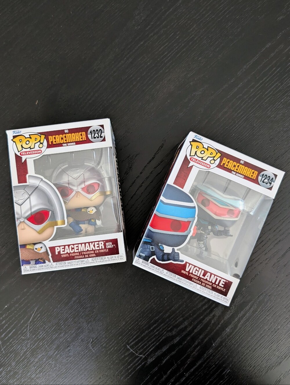 Funko Pop! Peacemaker & Vigilante Vinyl Figures